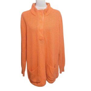 Soft Surroundings Highland Chunky Knit Pullover Tunic Sweater